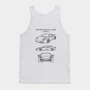 McLaren Automotive Limited Patent Black Tank Top